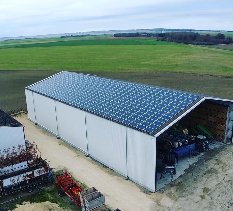 Rentabilité hangar photovoltaïque