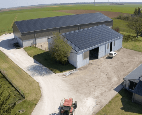 Panneaux photovoltaïques 100kWc + 36kWc exploitation agricole 45480 4