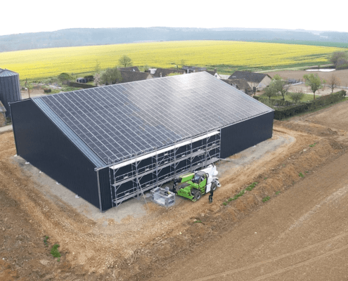 Panneaux photovoltaïques 100kWc exploitation agricole 35320 2