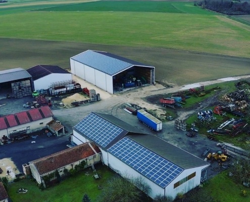 Panneaux photovoltaïques 100kWc exploitation agricole 51230 5