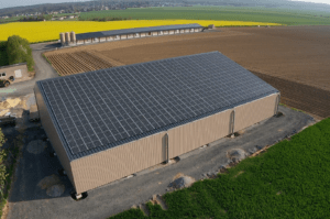 Panneaux photovoltaïques agricole 2x100kWc GRE 1