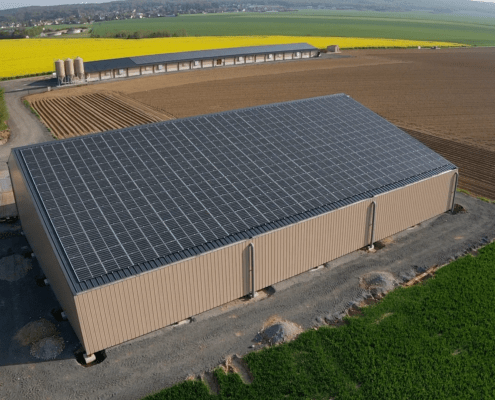 Panneaux photovoltaïques agricole 2x100kWc GRE 1