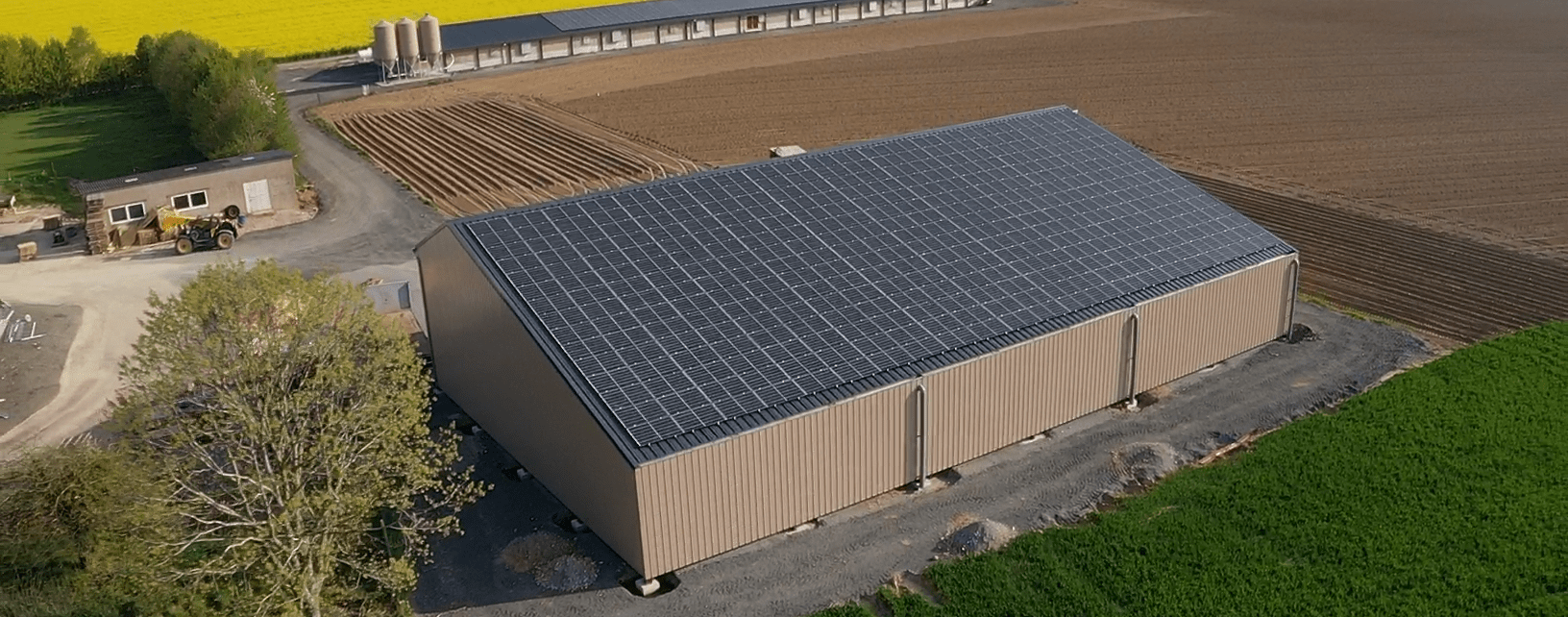 Panneaux photovoltaïques 100kWc exploitation agricole 28300 1