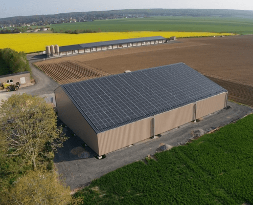 Panneaux photovoltaïques 100kWc exploitation agricole 28300 1