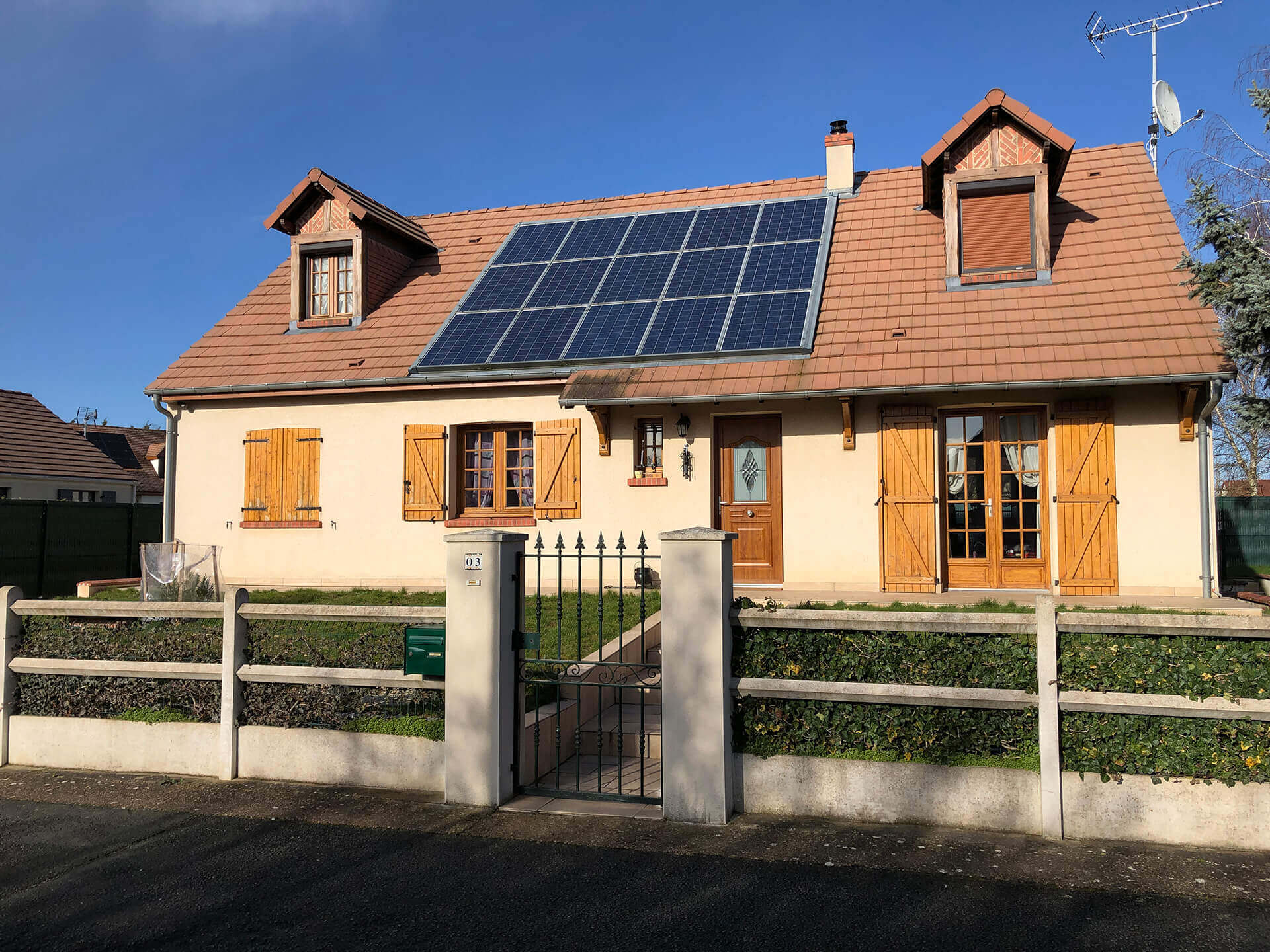 fin TRV électricité photovoltaïque