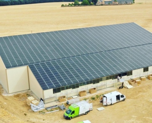 Panneaux photovoltaïques GRE 330kWc exploitation agricole 91140 2