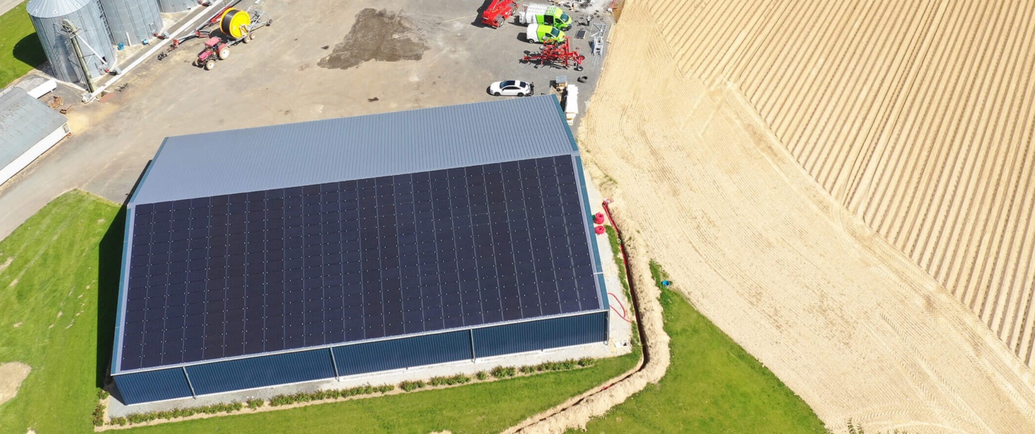 Panneaux photovoltaïques 100kWc exploitation agricole 35320 2