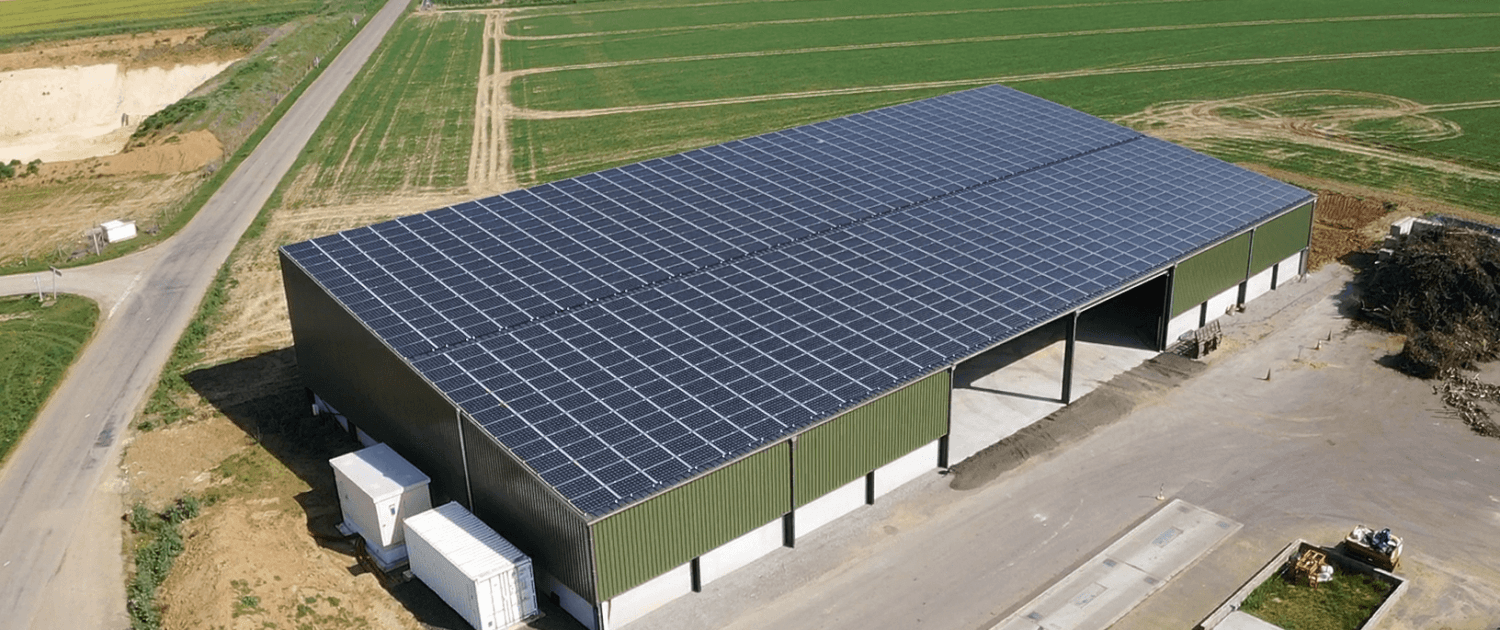 HANGAR AGRICOLE MONOPENTE PHOTOVOLTAÏQUE