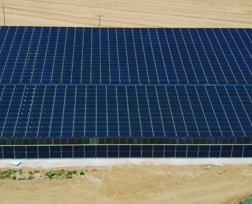 hangar agricole monopente photovoltaique