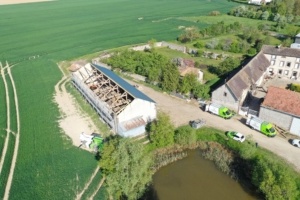 Rénovation photovoltaïque d'un bâtiment agricole GROUPE ROY ÉNERGIE