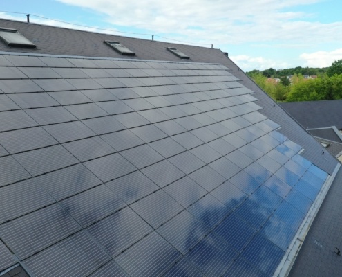 Salle des fêtes de Saint Jean le Blanc 45650 équipée de panneaux photovoltaïques par le Groupe Roy Énergie 5