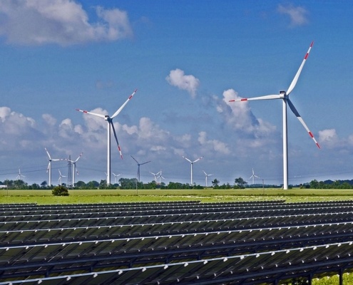 parc éolien et photovoltaïque, production d'énergies renouvelables