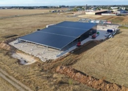 toit en location recouvert de panneaux photovoltaïques