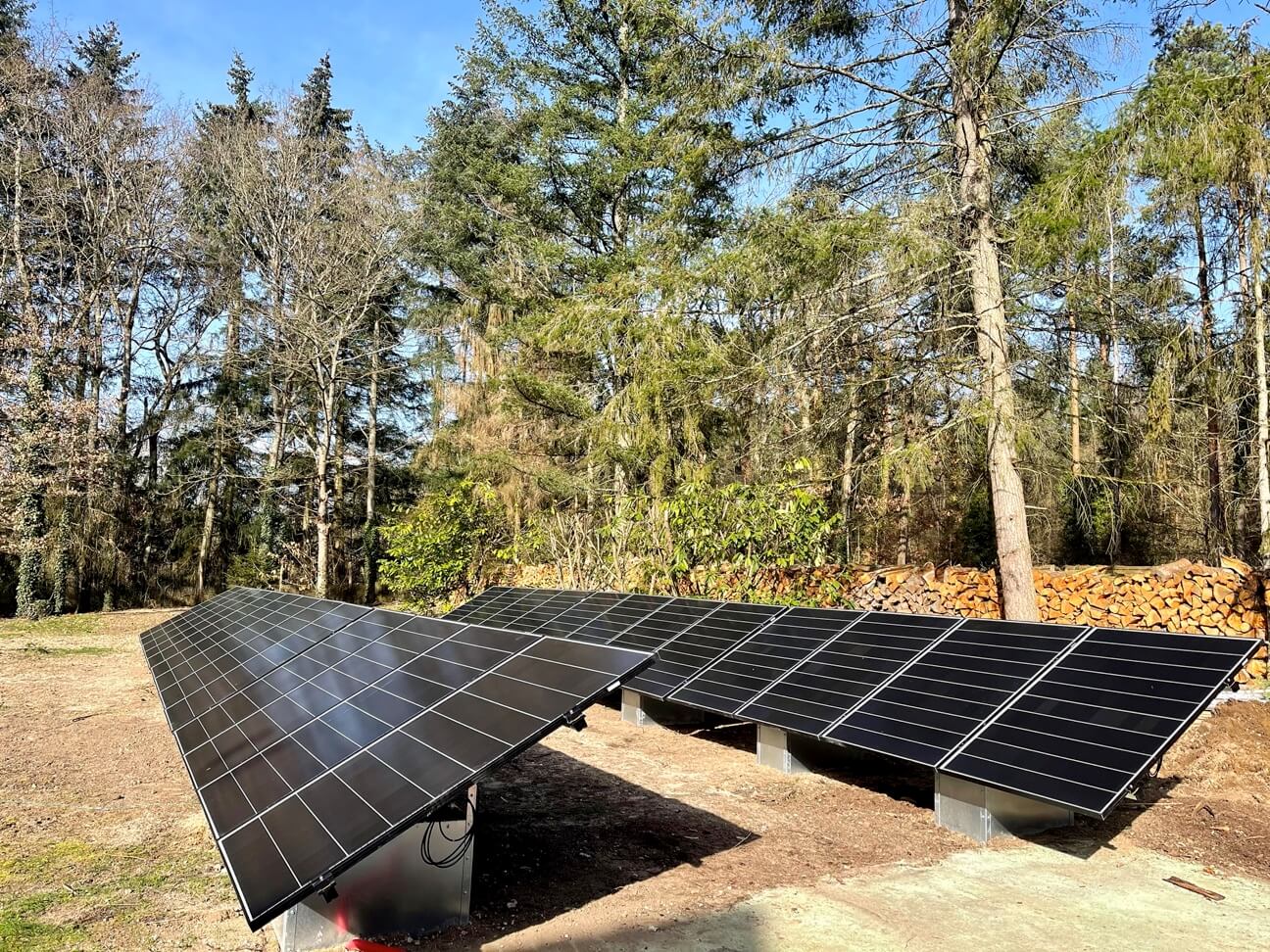 centrale photovoltaïque au sol dans le loiret