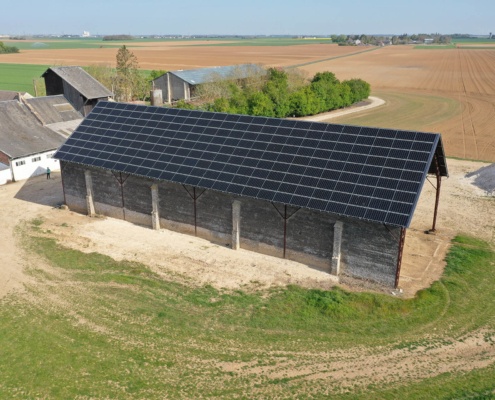 80 kWc bâtiment photovoltaïque 45