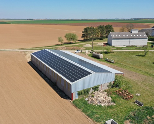 100 kWc bâtiment photovoltaïque 45