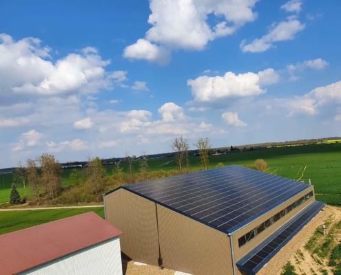 125 kWc bâtiment photovoltaïque 45