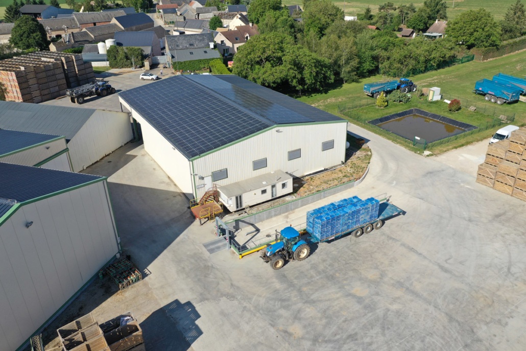 HANGAR AGRICOLE MONOPENTE PHOTOVOLTAÏQUE