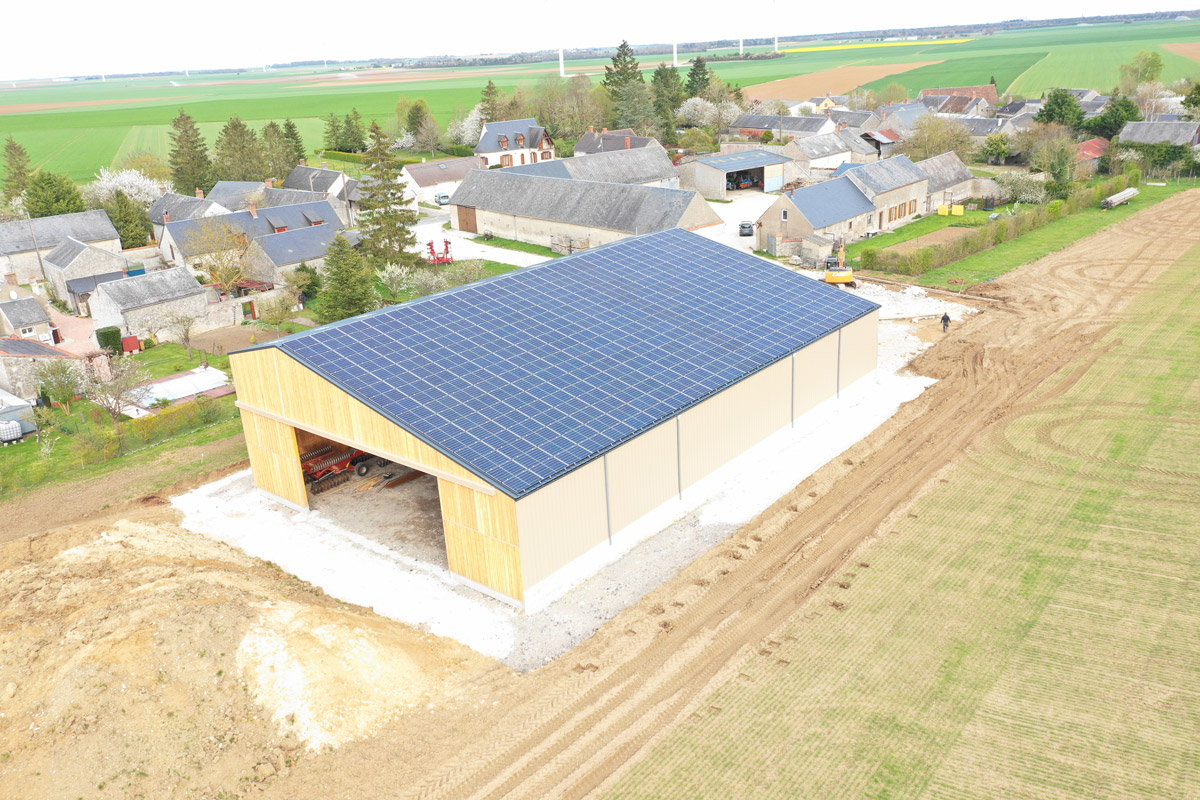 Panneaux photovoltaïques 100kWc exploitation agricole 35320 2