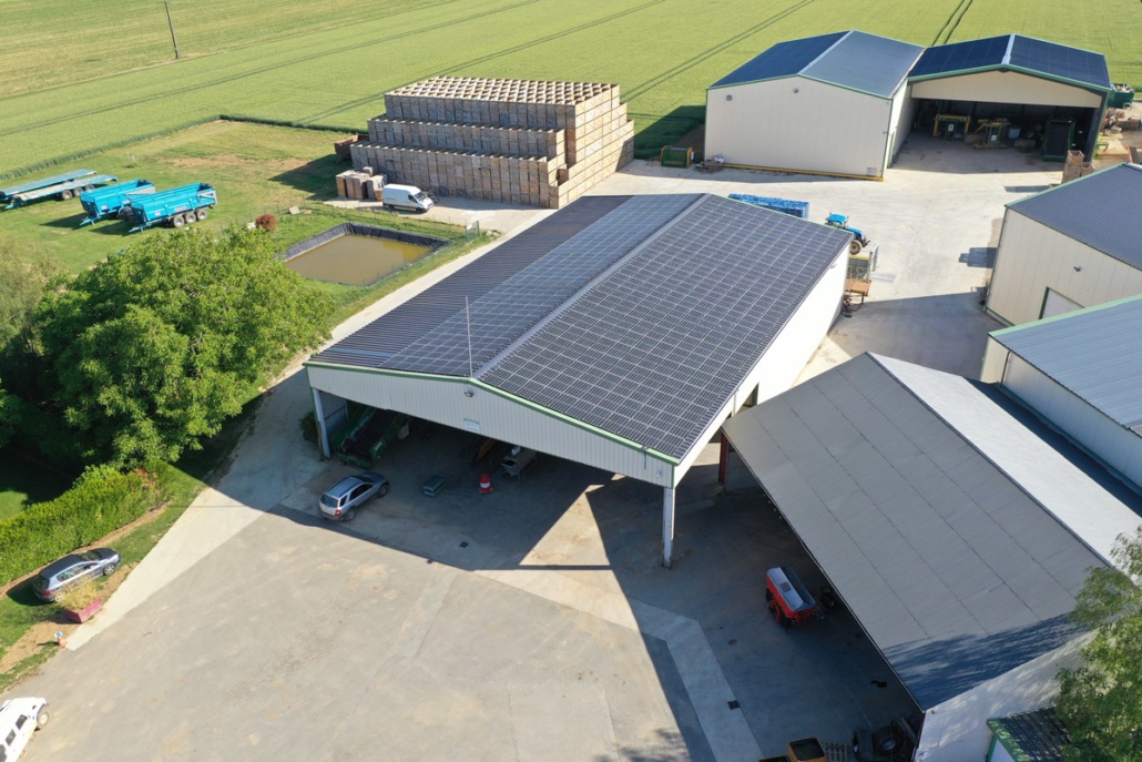 HANGAR AGRICOLE MONOPENTE PHOTOVOLTAÏQUE