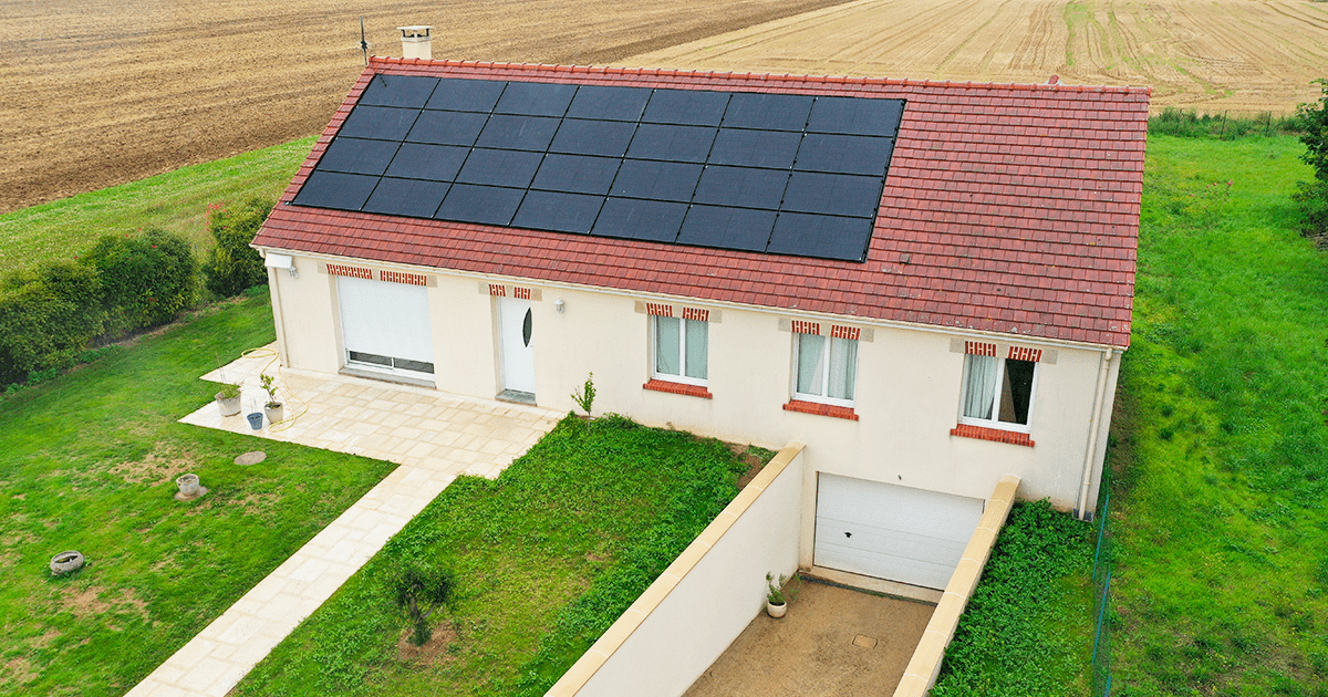 Panneaux photovoltaïques 100kWc exploitation agricole 35320 2