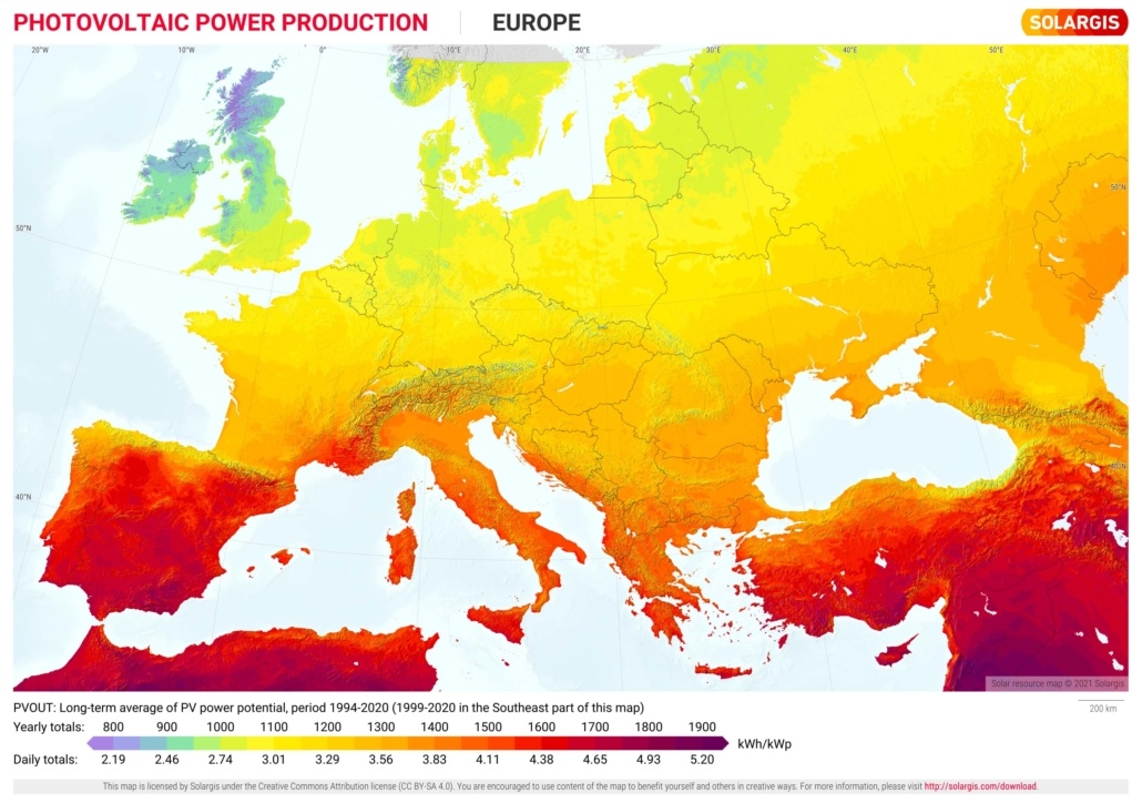 europe production énergie photovoltaïque