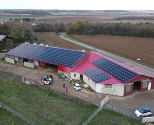 100 kWc bâtiment photovoltaïque 45