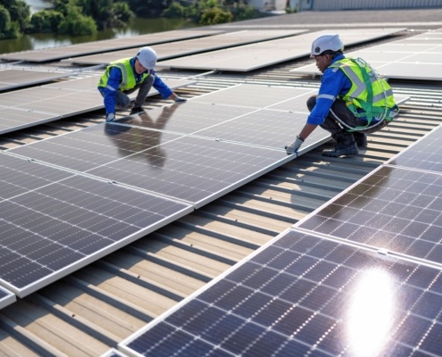 installation panneaux photovoltaïques