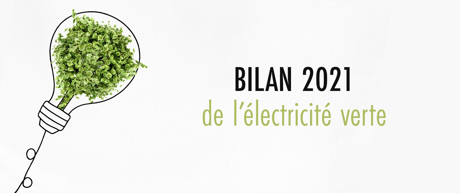 Bilan 2021 de l’électricité verte