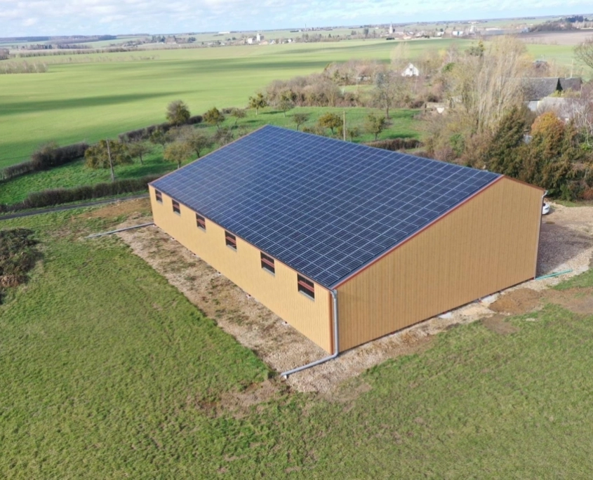 Bâtiment agricole photovoltaïque 100 kWc