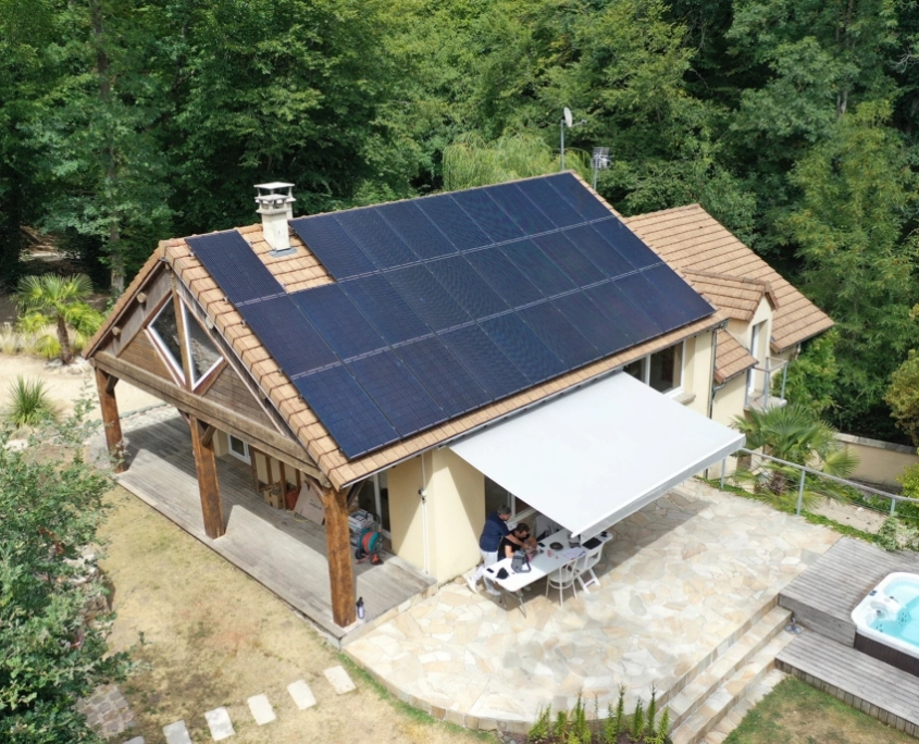 réalisation GROUPE ROY ENERGIE maison photovoltaïque