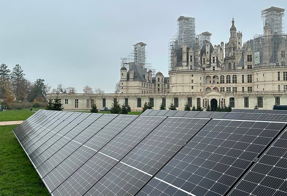 Décorations de Noël Chambord énergie solaire