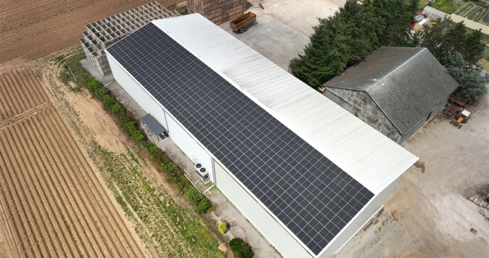 Panneaux photovoltaïques 100kWc exploitation agricole 35320 2