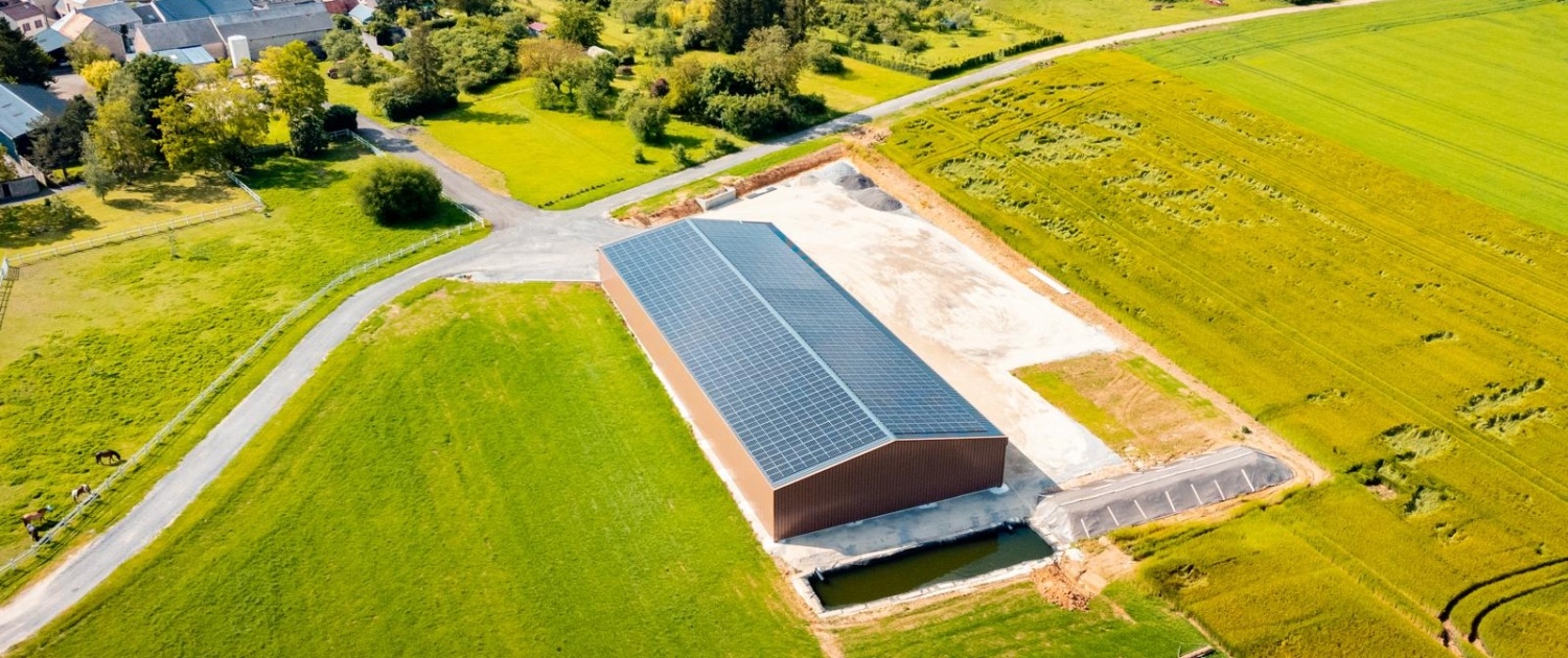 Panneaux photovoltaïques 100kWc exploitation agricole 35320 2