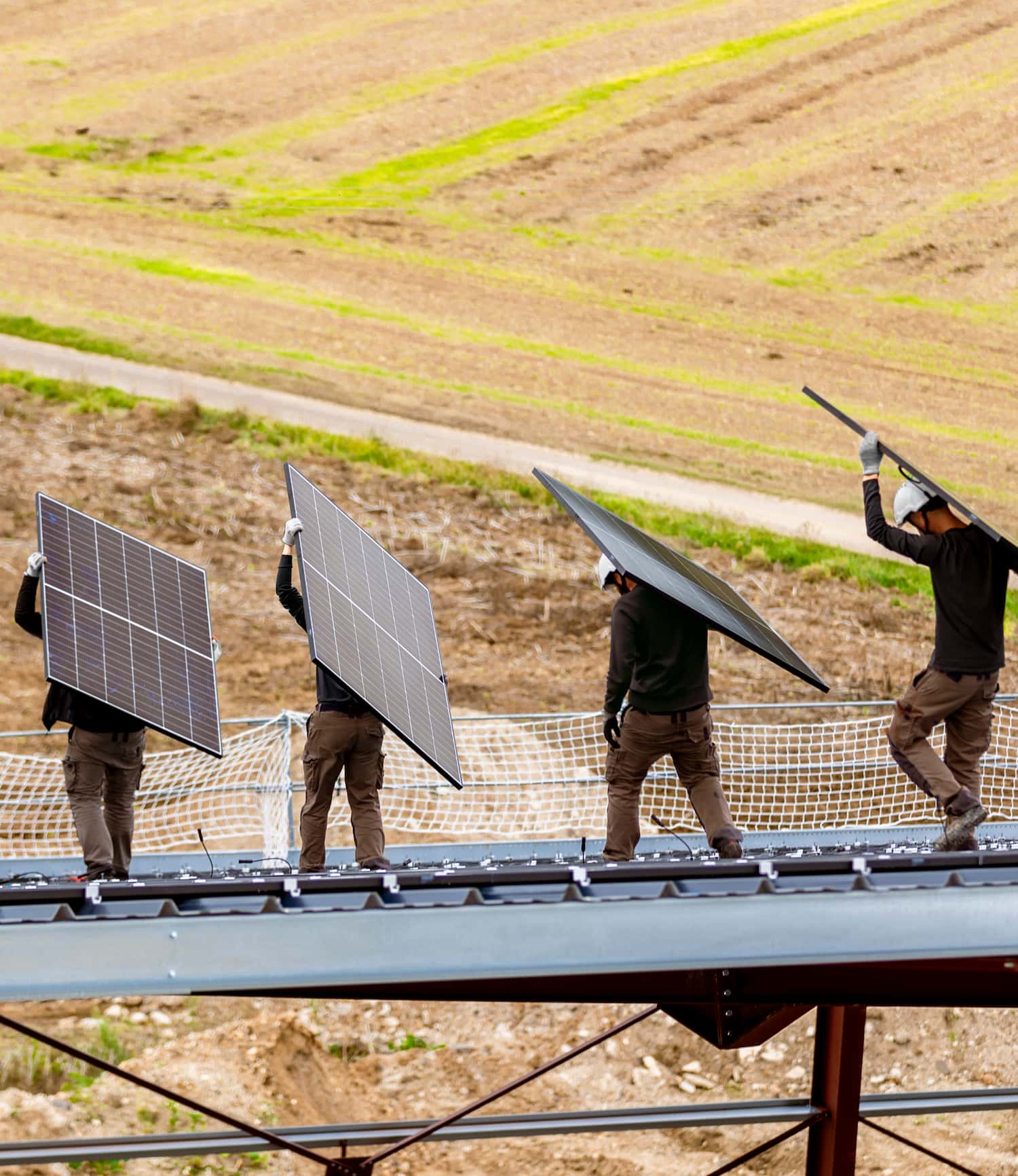 Panneaux photovoltaïques 100kWc exploitation agricole 35320 2