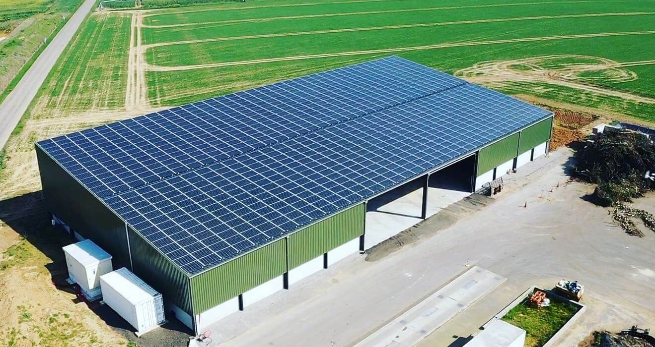 Panneaux photovoltaïques 100kWc exploitation agricole 35320 2