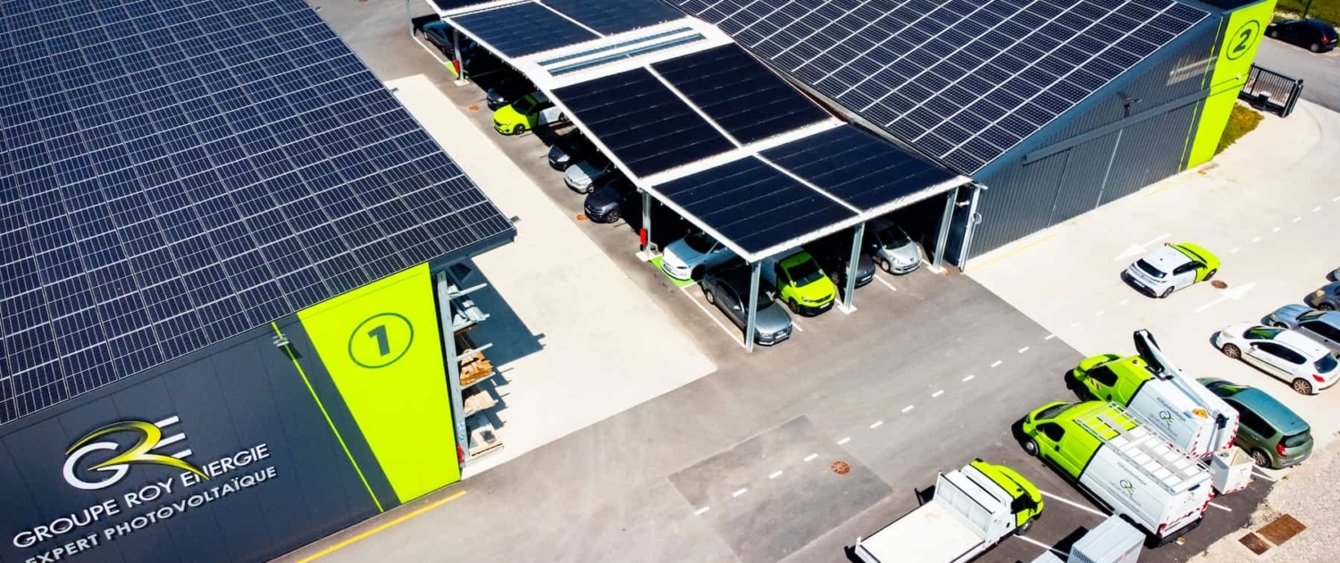 GRE - Modification des seuils d'obligation d'achat pour les installations photovoltaïques 2 Vue aérienne de l'entreprise Groupe Roy Énergie